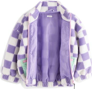 NEXT Kids' Check Fleece Jacket | Nordstrom