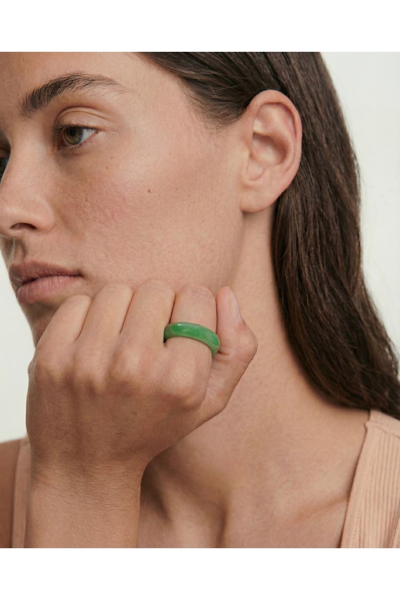 zZ Imperial green jade ring, Alternate, color, Bright green
