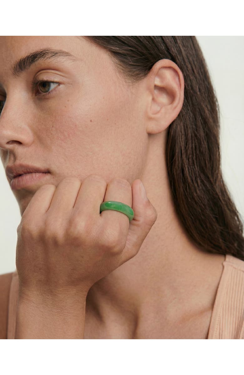 seree zZ Imperial green jade ring, Alternate, color, Bright Green