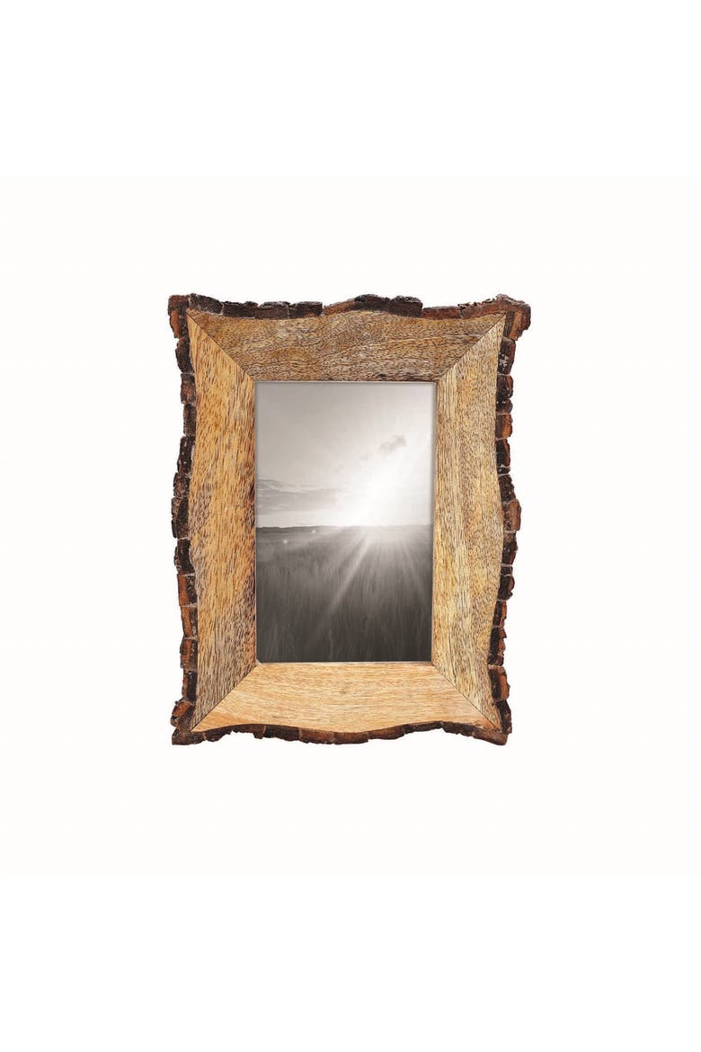 Rustic Live Edge 4 x 6 inch Decorative Wood Picture Frame, Main, color, Brown