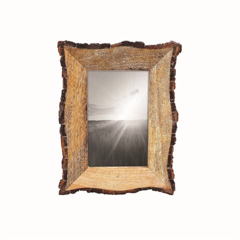 Rustic Live Edge 4 x 6 inch Decorative Wood Picture Frame