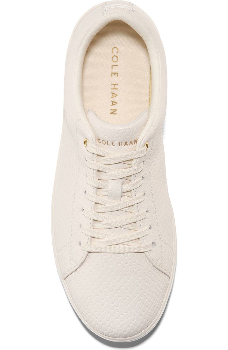 Cole Haan Grand Crosscourt II Snakeskin Texture Sneaker, Alternate, color, Powder Snk Print Leather
