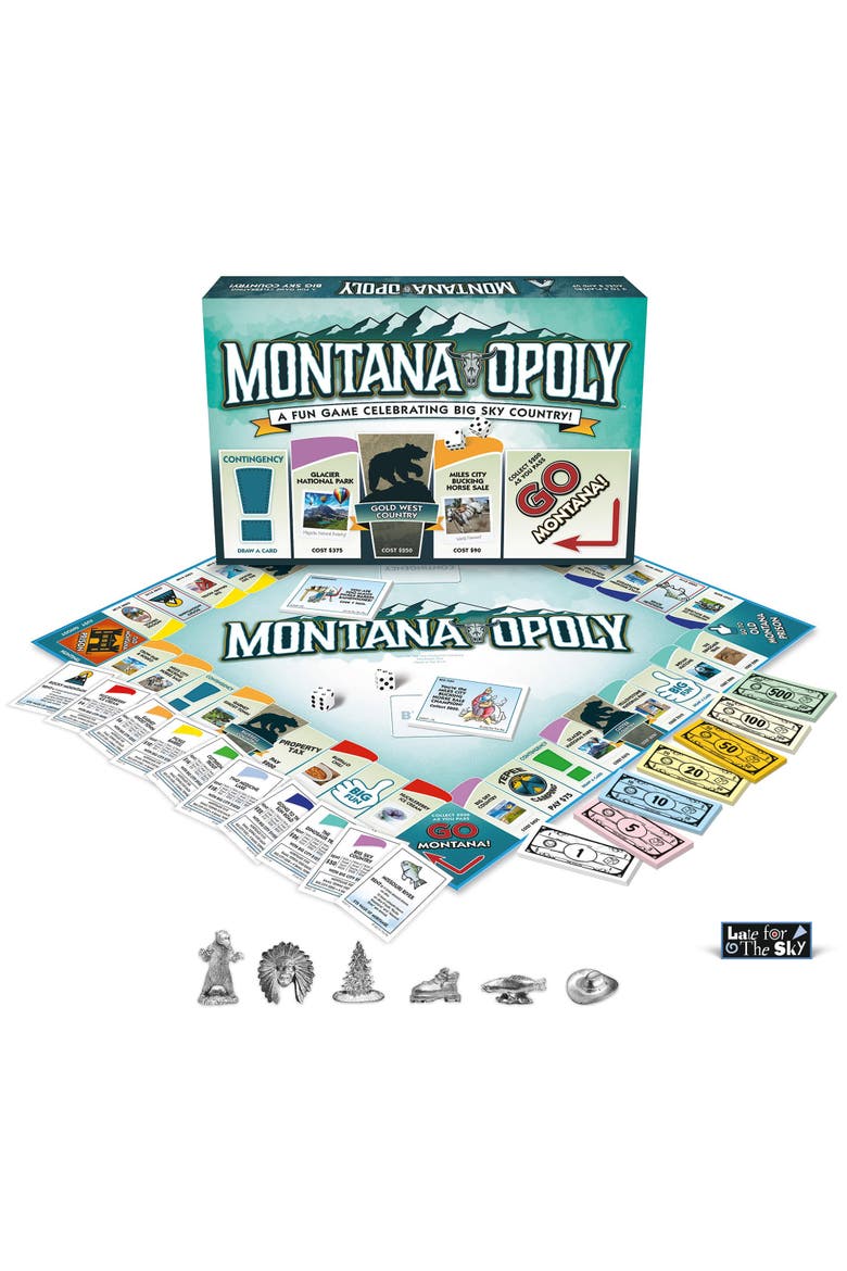 Montanaopoly Monopoly Board Game, Alternate, color, Multicolored