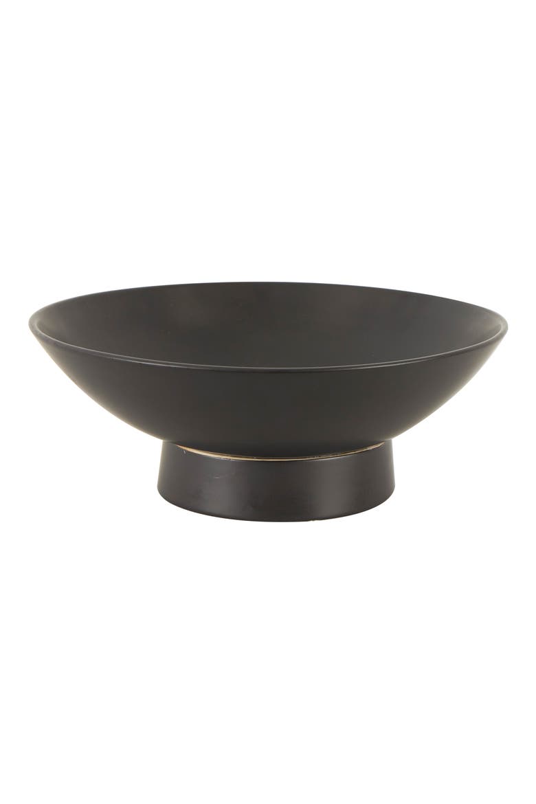 Ceramic Decorative Bowl, Alternate, color, BLACK