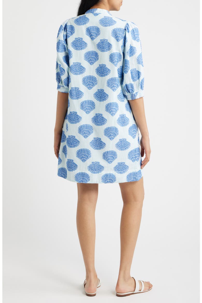 Mialeigh Print Shift Dress, Alternate, color, DAY DREAM BLUE SEASHELL