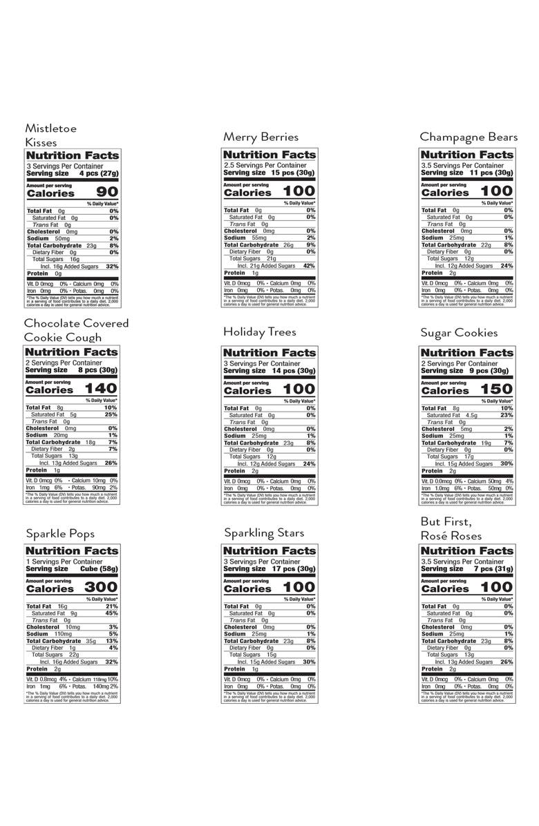 sugarfina Nutcracker 9-Cube Tasting Trunk, Alternate, color, 