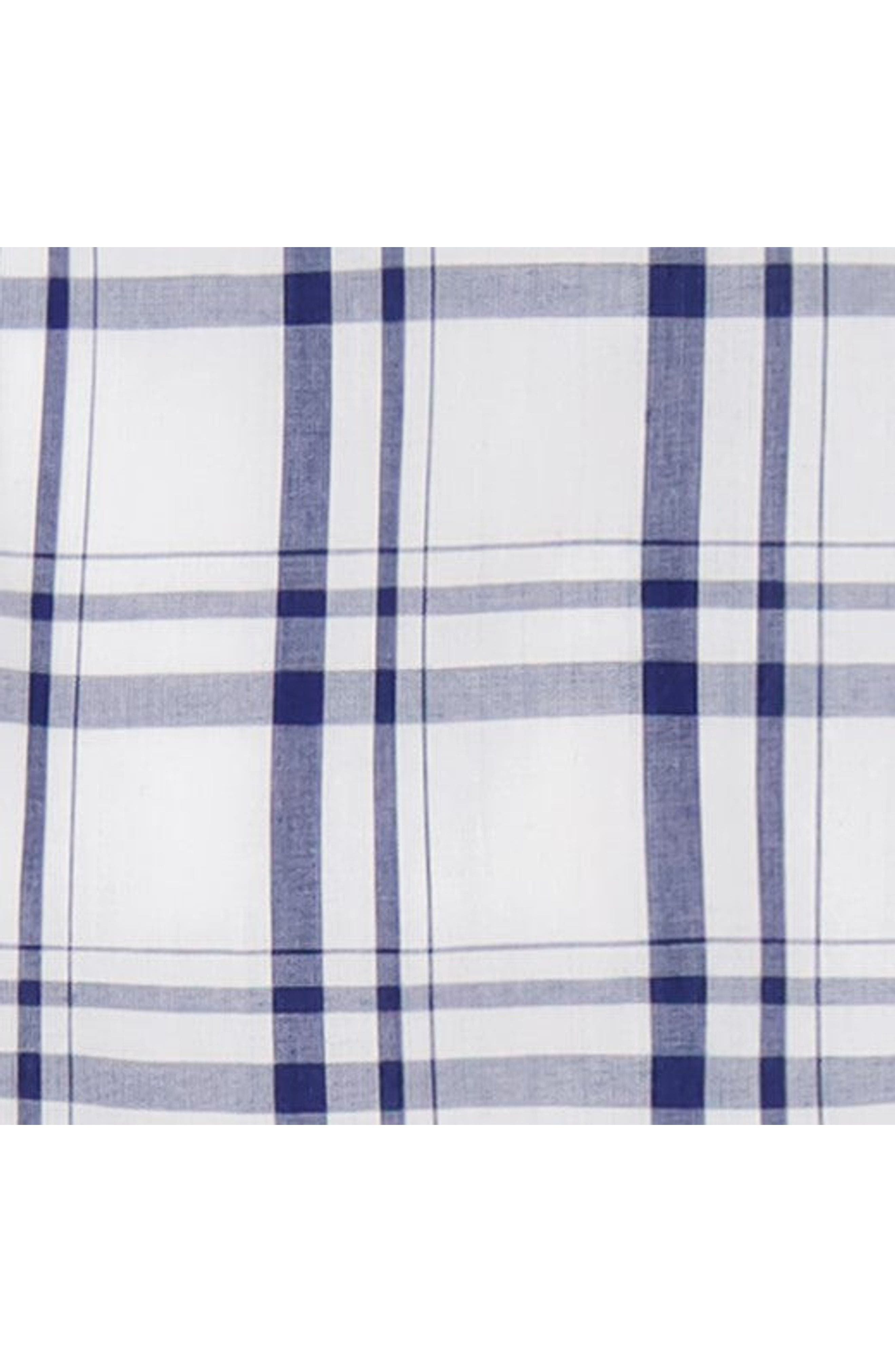 Busy Bees Riley Girls Flutter Sleeve Dress Navy Plaid | Nordstrom