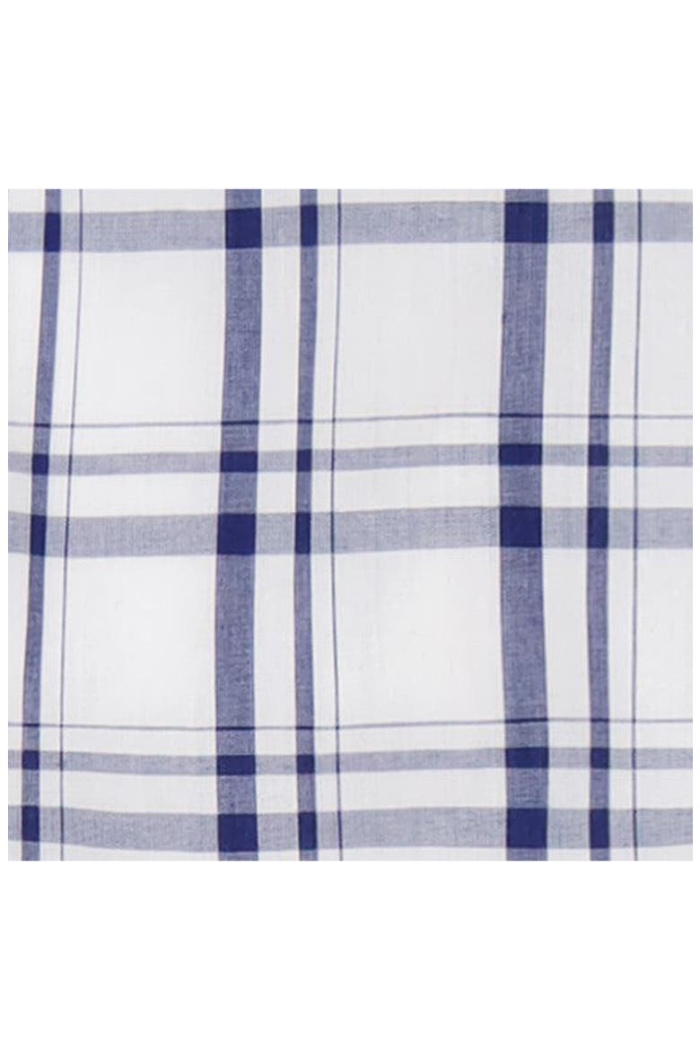 Riley Girls Flutter Sleeve Dress Navy Plaid, Alternate, color, Navy Plaid