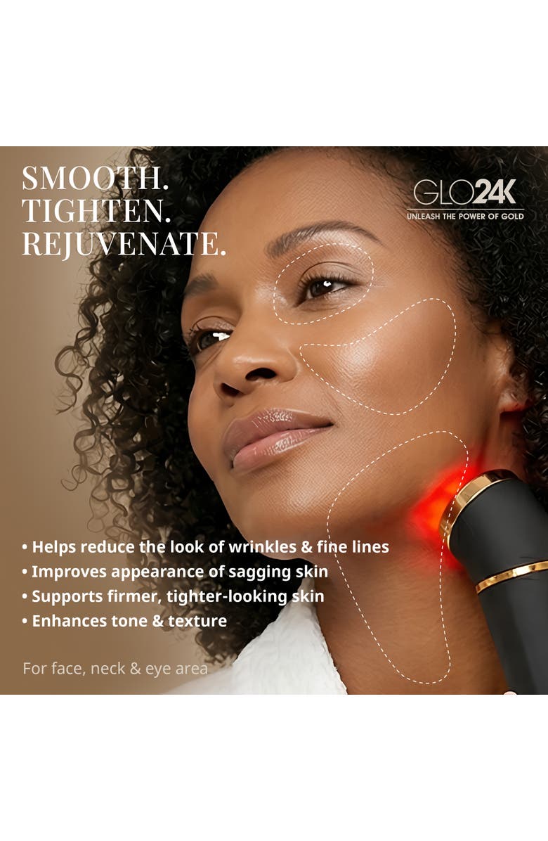 GLO24K UNLEASH THE POWER OF GOLD Skin Rejuvenation Beauty Device, Alternate, color, Na