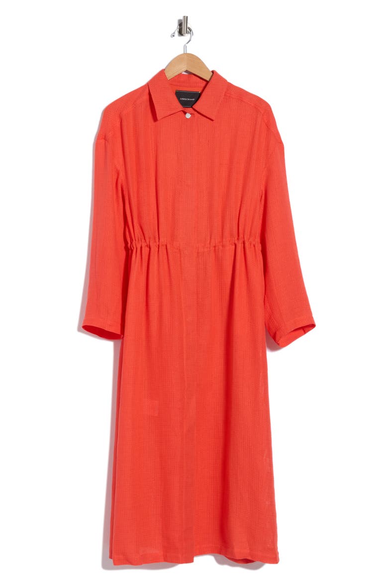 Longline Coat, Main, color, ORANGE