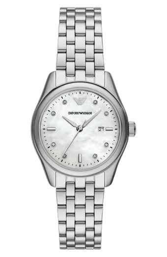 Emporio Armani Mother-of-Pearl Dial Bracelet Watch, 32mm