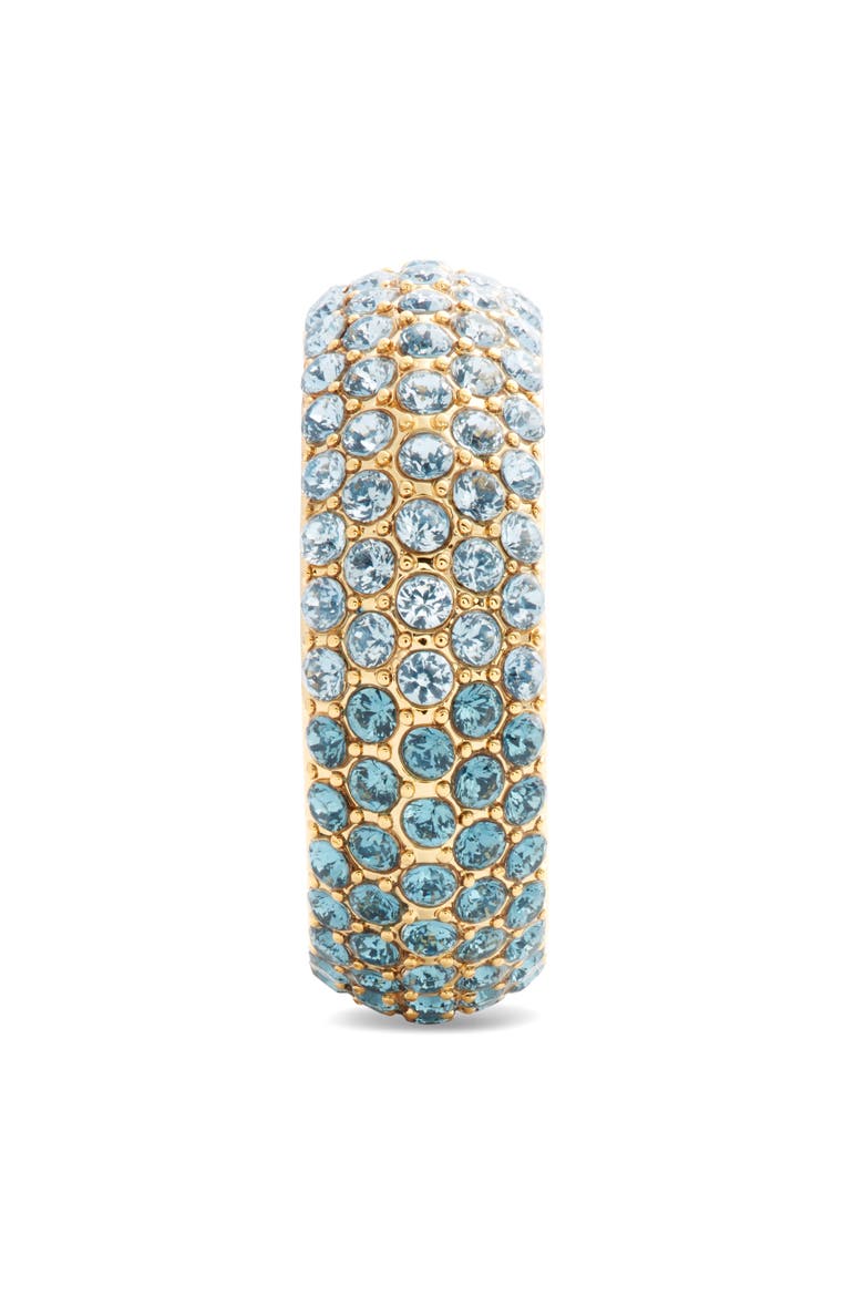 Mikki Pavé Crystal Band Ring, Alternate, color, GLD GRN BLUE OMBR MX