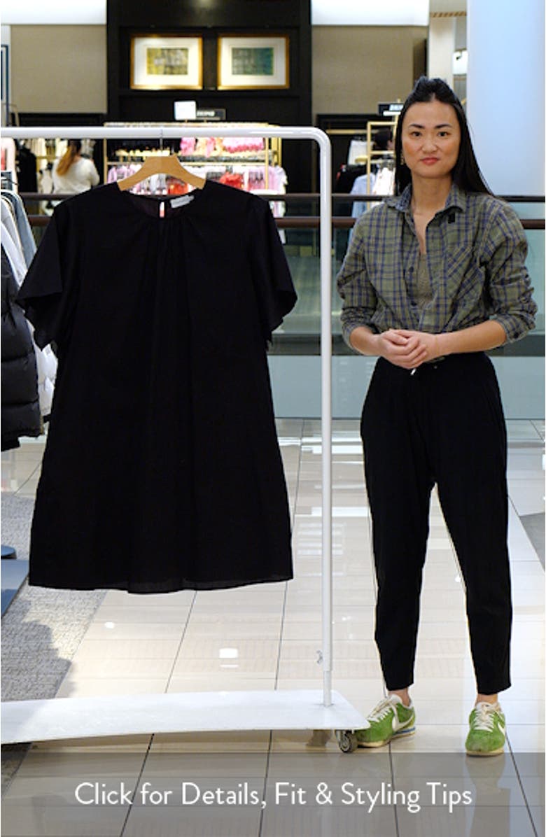 Agata Flutter Sleeve Cotton Dress, sales video thumbnail