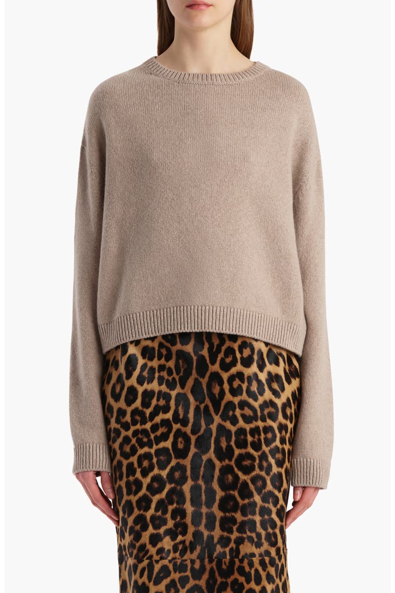 Milo Cashmere Sweater, Main, color, PUTTY