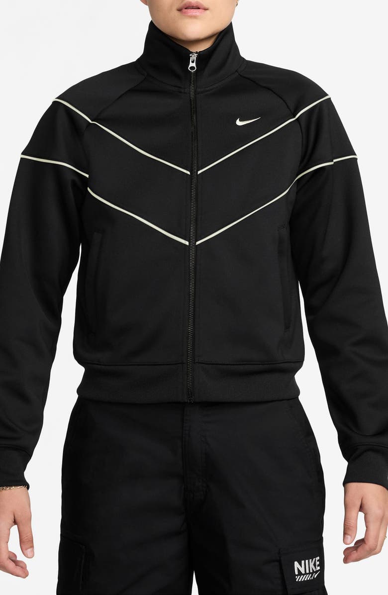 Nike Windrunner Jacket, Main, color, Black/ Sail/ Sail