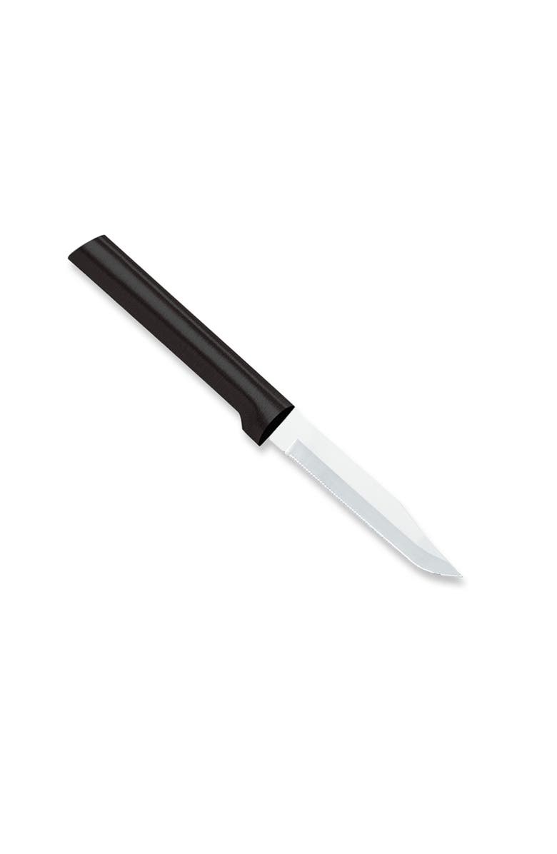 Rada Cutlery 3.25-Inch Serrated Regular Paring Stainless Steel Blade, Main, color, Black