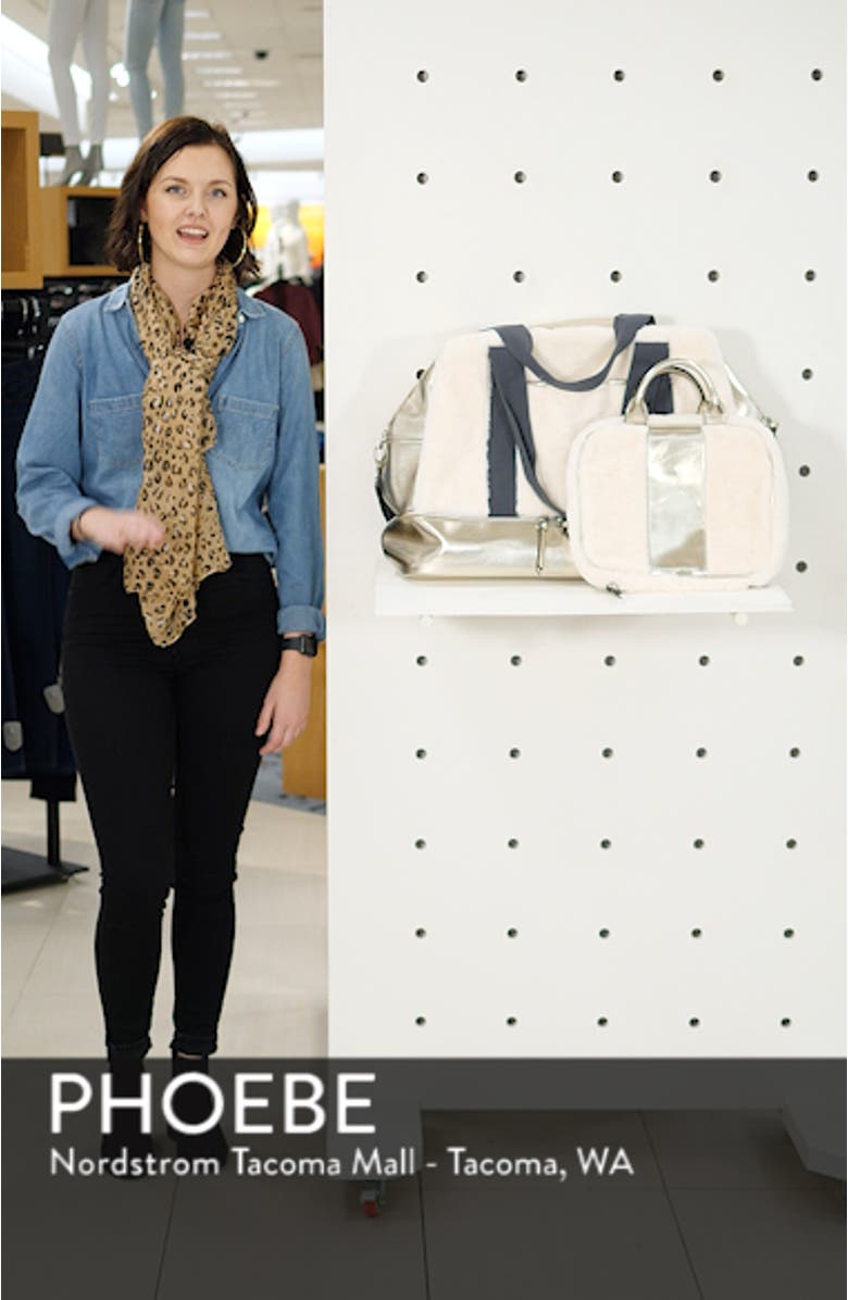 Faux Fur Weekend Bag & Pouch, sales video thumbnail