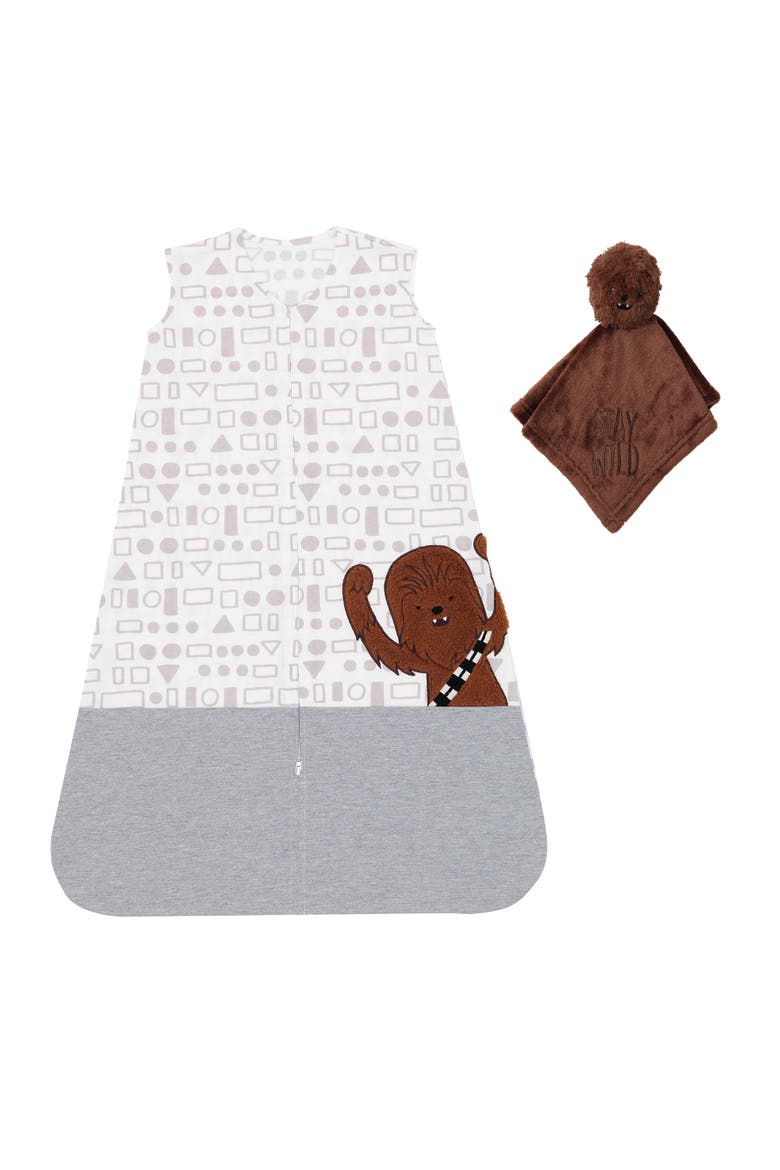 Star Wars Chewbacca Wearable Blanket & Lovey Baby Gift Set - 2pc, Main, color, Multicolor