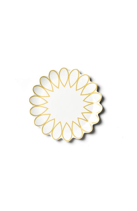 Deco Gold Scallop Platter