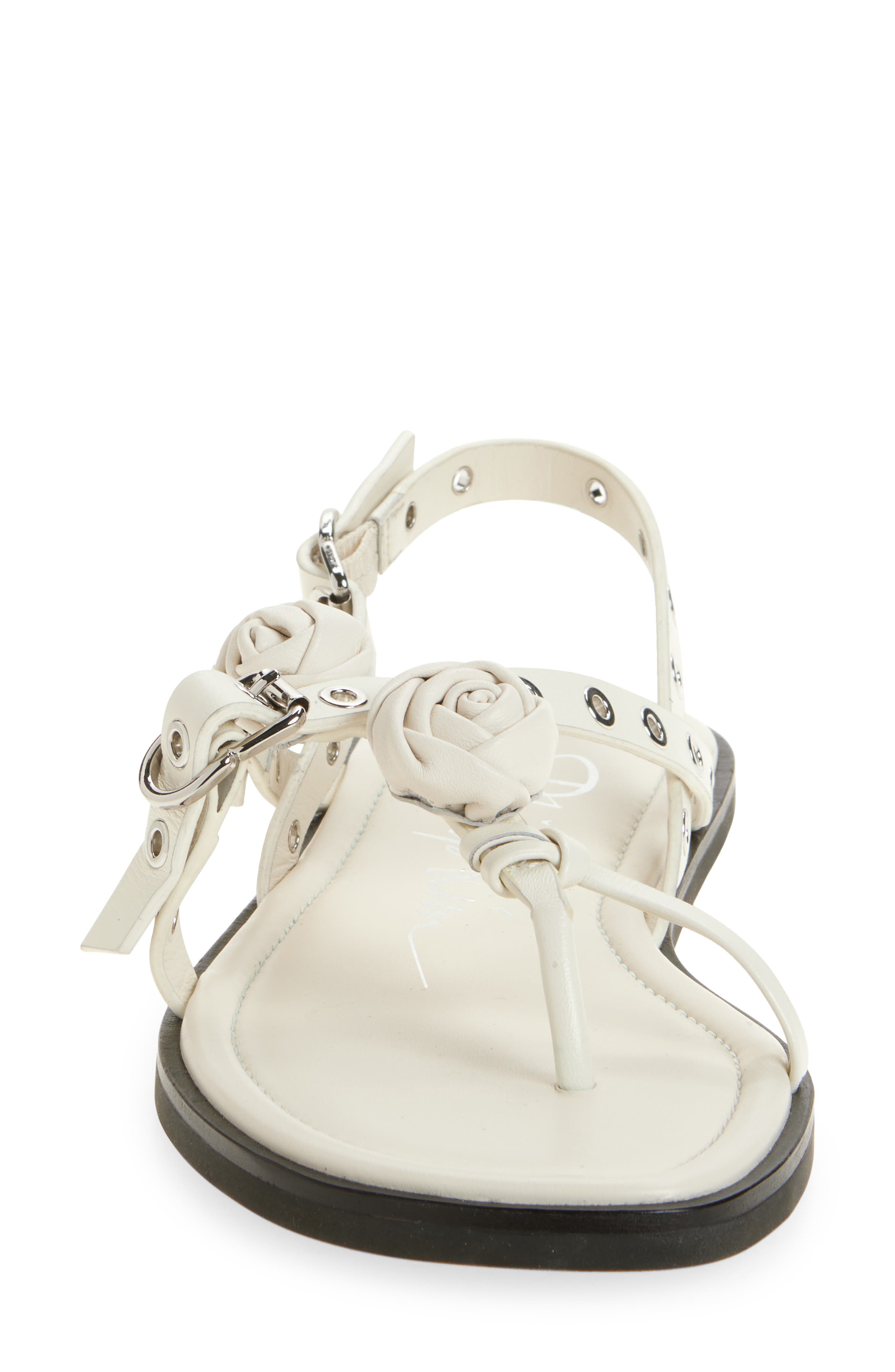 3.1 Phillip Lim Rivet Strappy Sandal, Alternate, color, Antique White