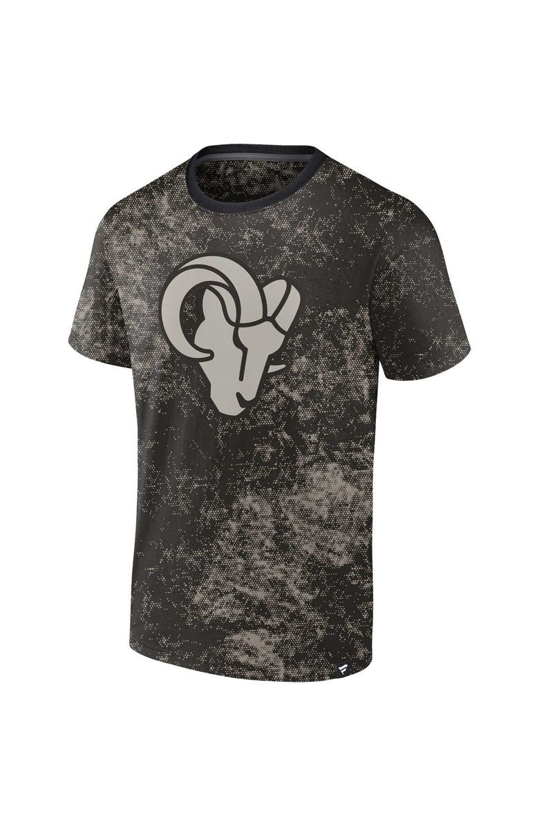 FANATICS Men's Fanatics Branded Black Los Angeles Rams Shadow T-Shirt, Alternate, color, Black
