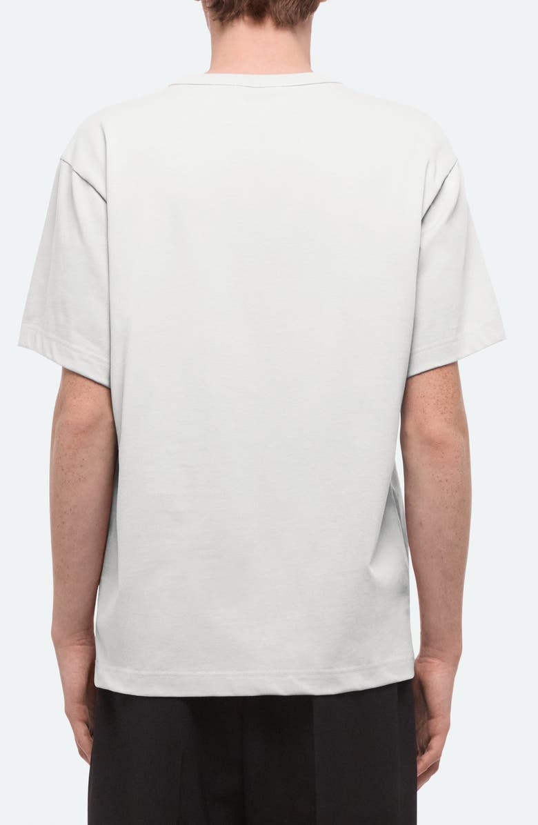 Helmut Lang Varsity Cotton Graphic T-Shirt, Alternate, color, Optic White