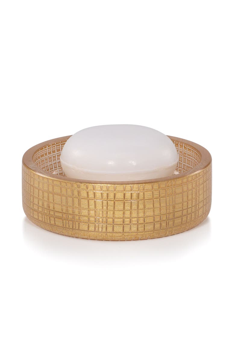 Weaver Soap Dish, Main, color, GOLD