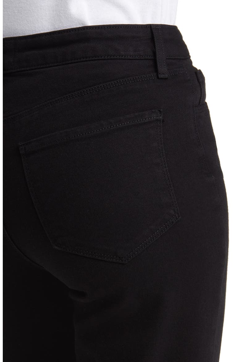 Sera High Waist Flare Jeans, Alternate, color, SATURATED BLACK