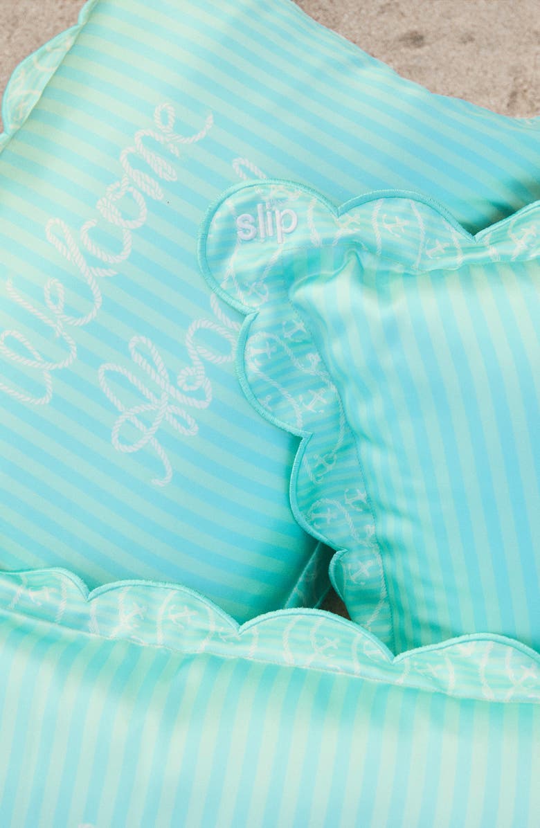 slip Les Vacances Silk Travel Pillow Set, Alternate, color,