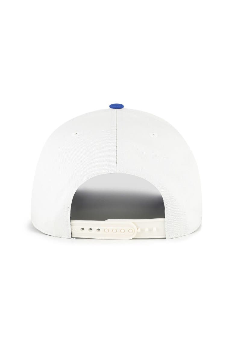 Men's '47 White Duke Blue Devils Contemporary Basics Two-Tone Hitch Adjustable Hat, Alternate, color, White