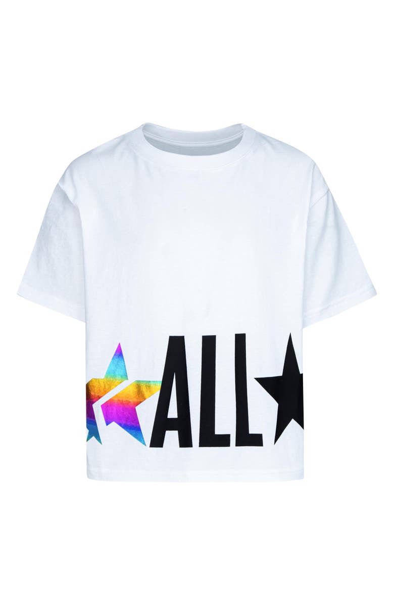Converse Kids' All Star Boxy Knit T-Shirt, Main, color,