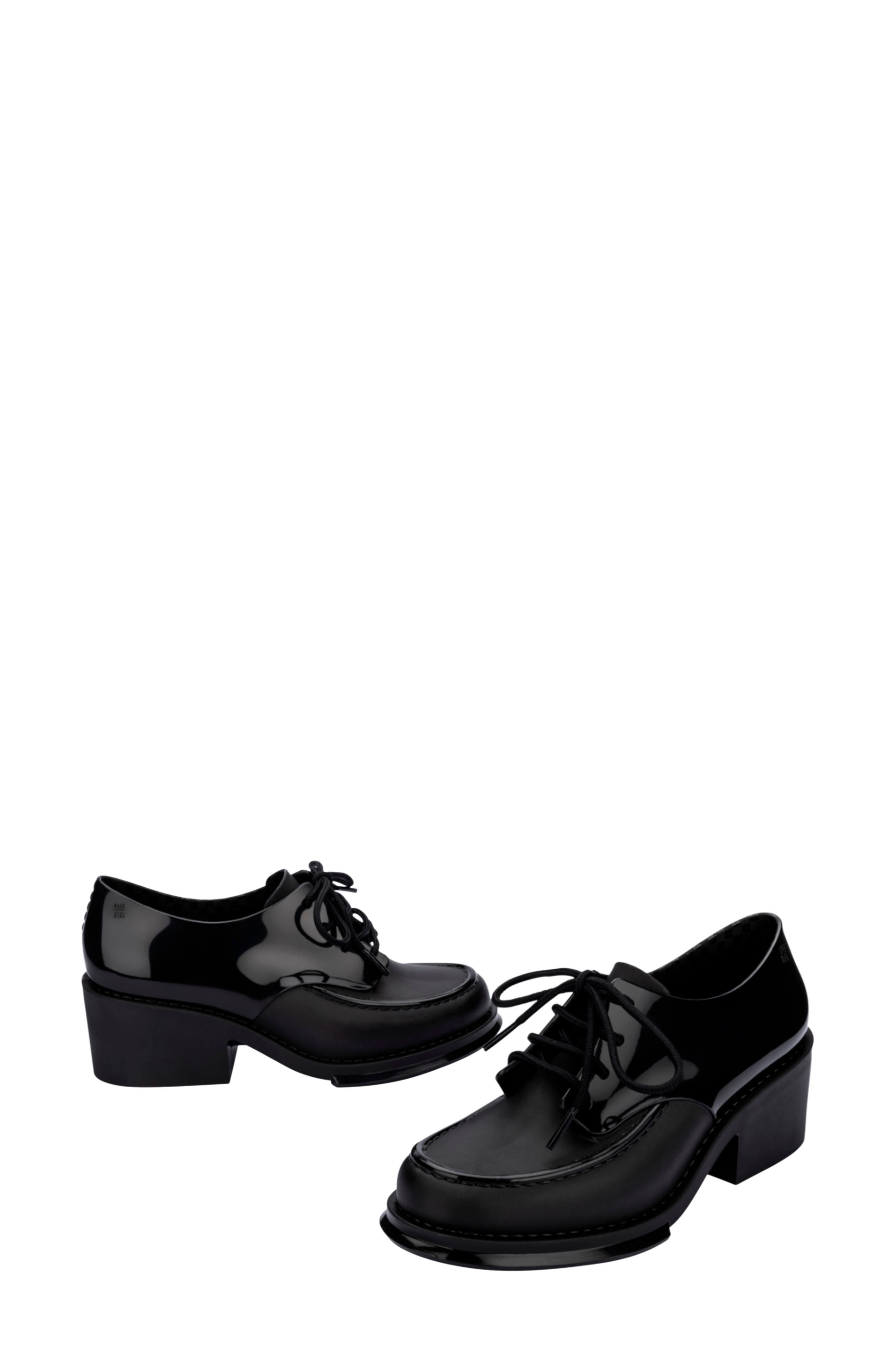 Tailor Block Heel Loafer, Alternate, color, BLACK