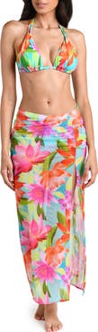 La Blanca Sunset Botanica Maxi Skirt Cover-Up
