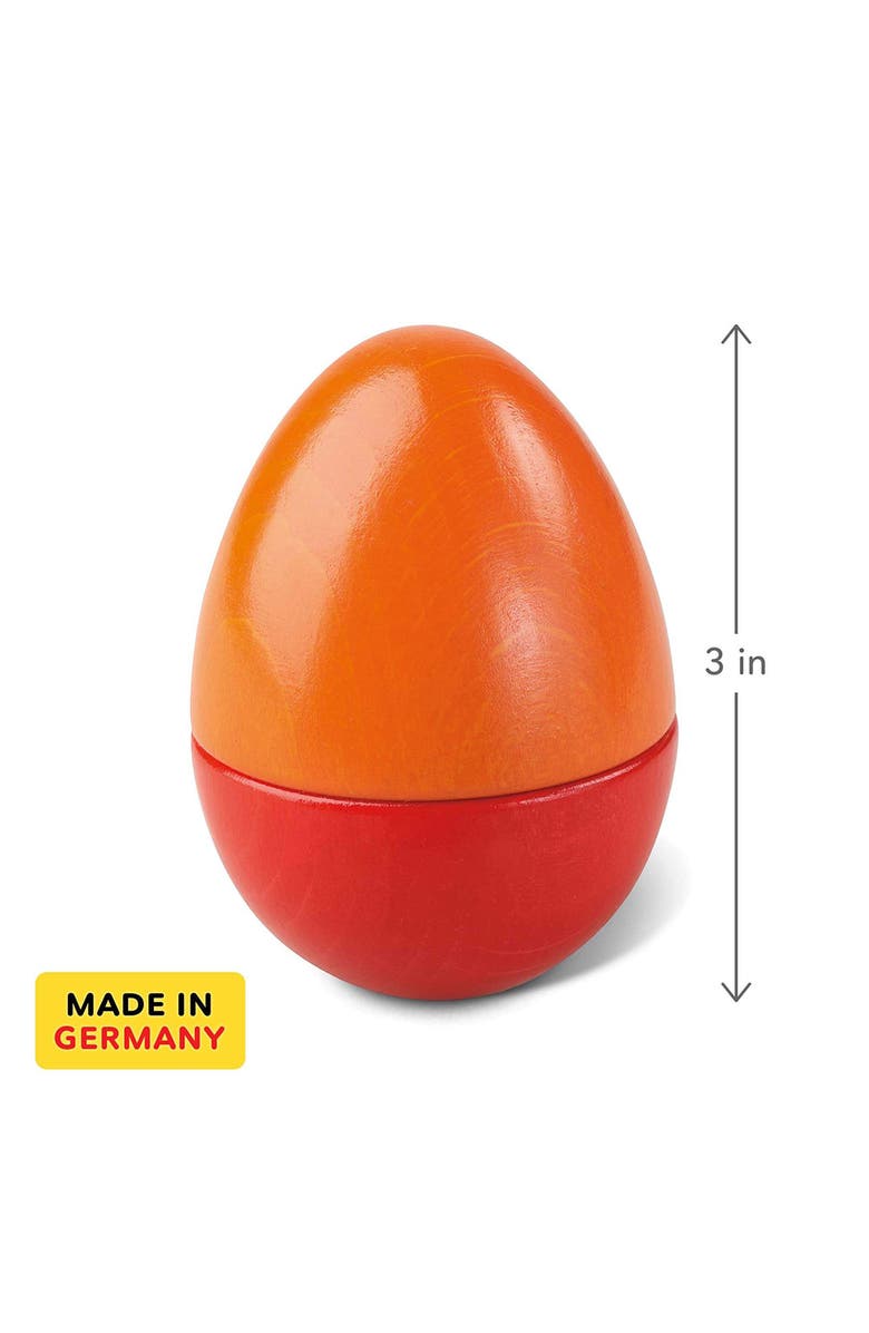 HABA Fun with Sounds Wooden Eggs Montessori Toys, Alternate, color, Multi