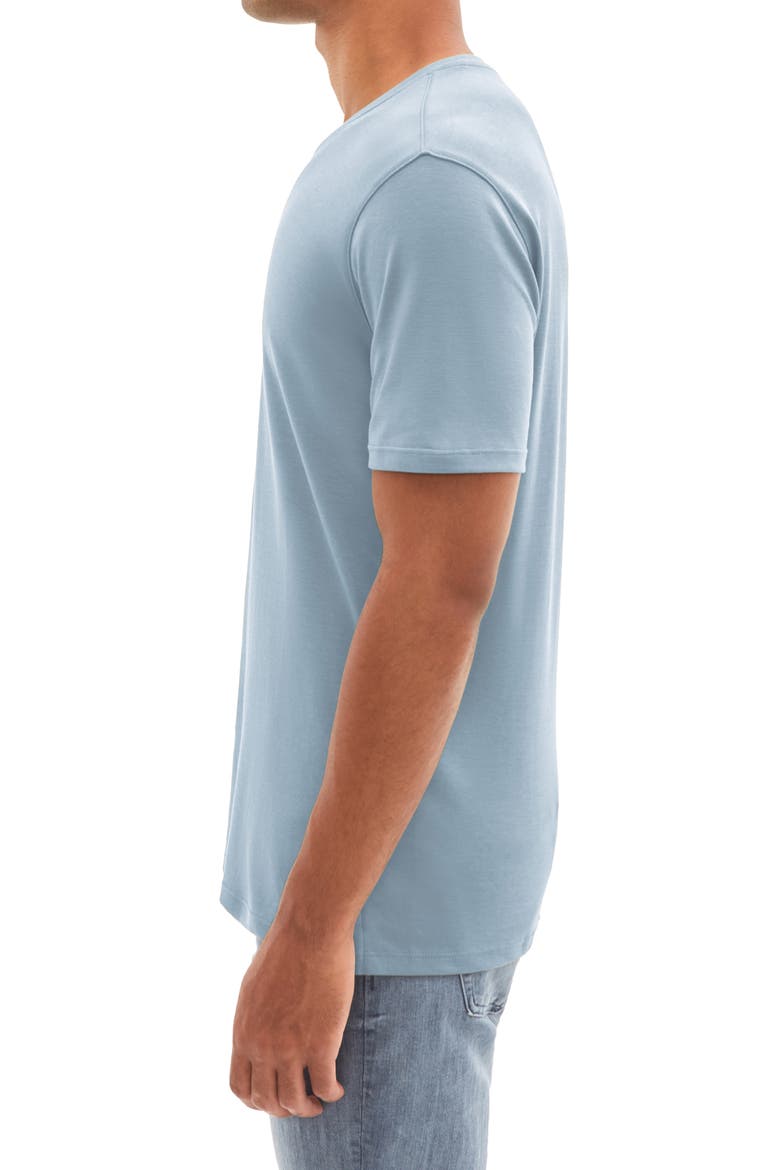 Georgia Regular Fit V-Neck T-Shirt, Alternate, color, DOVER BLUE