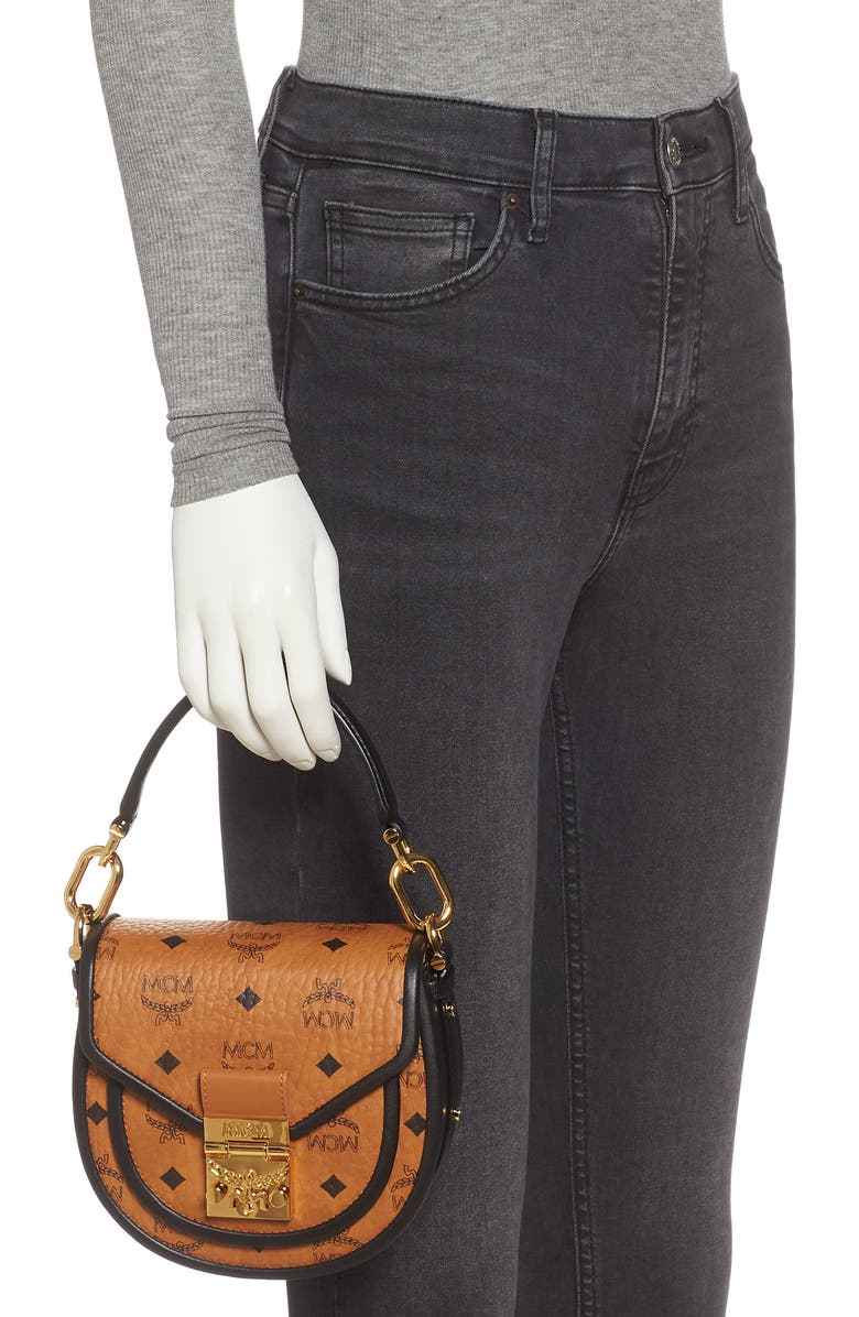 MCM Patricia Visetos Coated Canvas Crossbody Bag, Alternate, color,