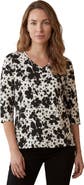 Jessica London Stretch Cotton V-Neck Tee