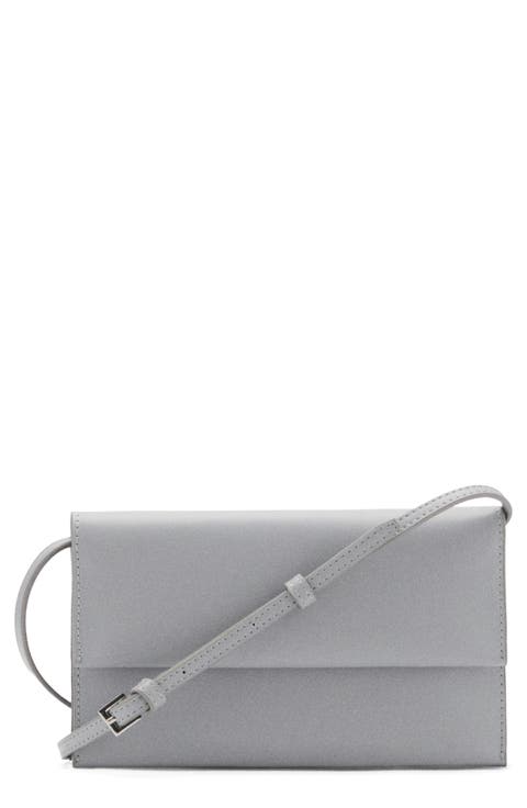 Faux Leather Crossbody Bag