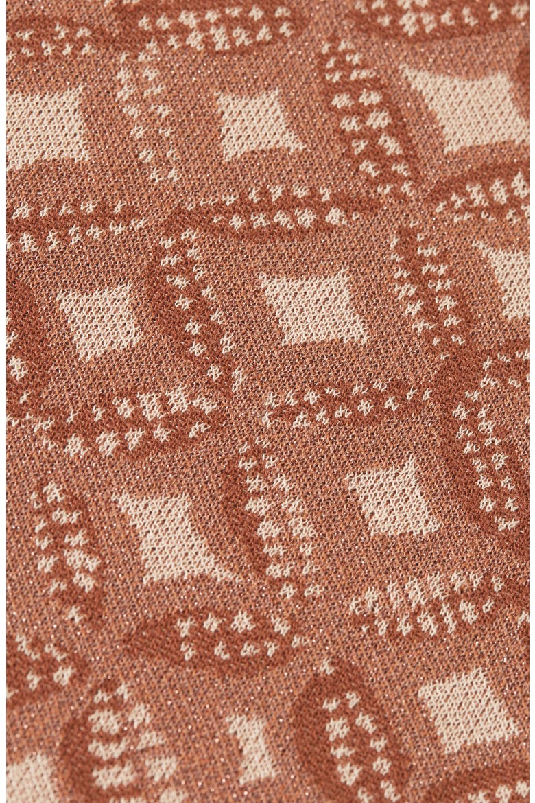 Medallion Jacquard Drawstring Pants, Alternate, color, ROSE DUST