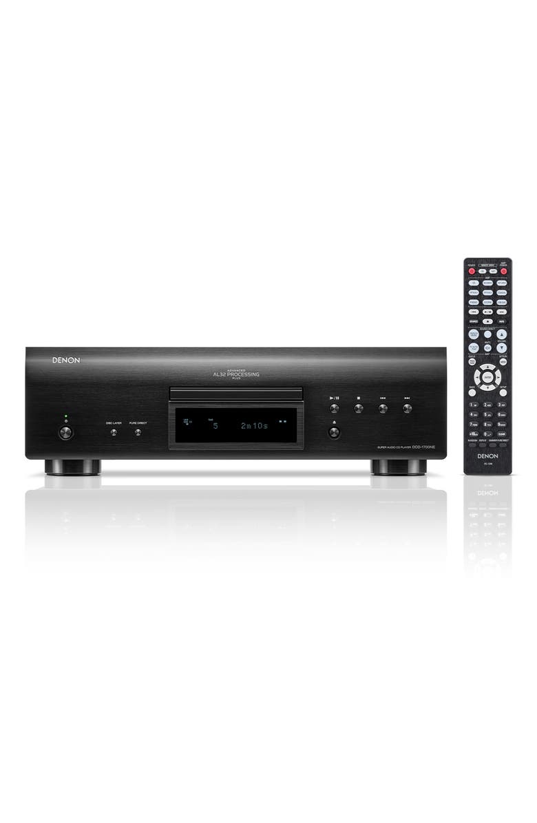 Denon DCD-1700NE CD/SACD Player with Advanced AL32 Processing Plus, Main, color, Black