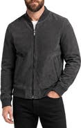 Frye Classic Suede Bomber Jacket