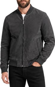 Frye Classic Suede Bomber Jacket