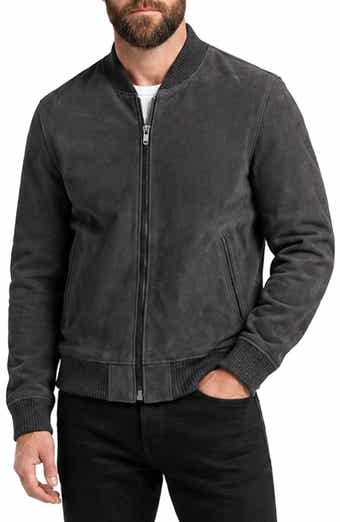 Classic Suede Bomber Jacket