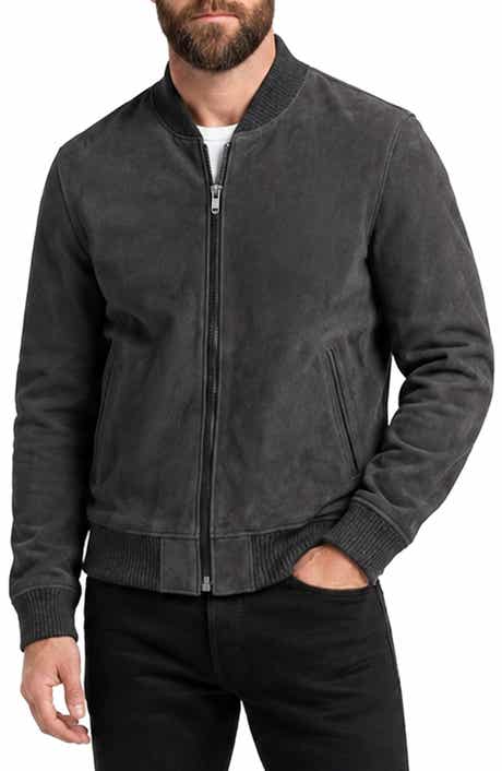 Classic Suede Bomber Jacket