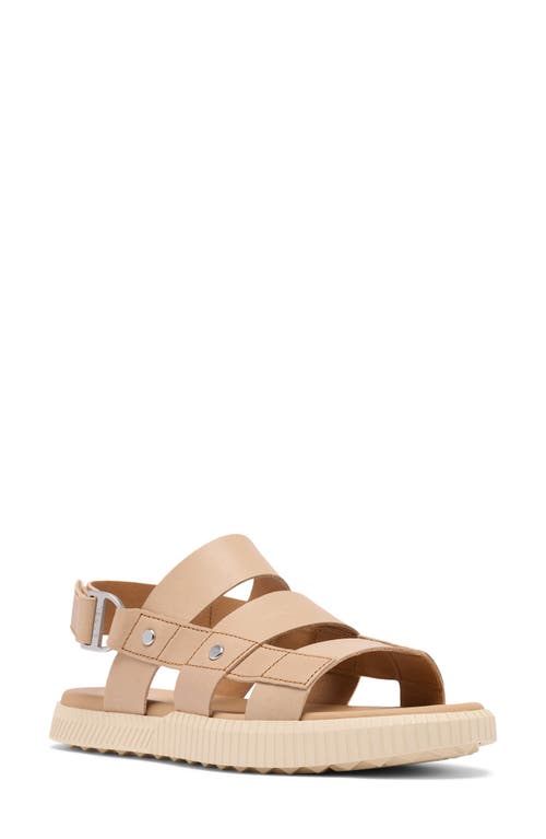 Sorel Ona Ave Slingback Sandal In Honest Beige/bleached Ceramic