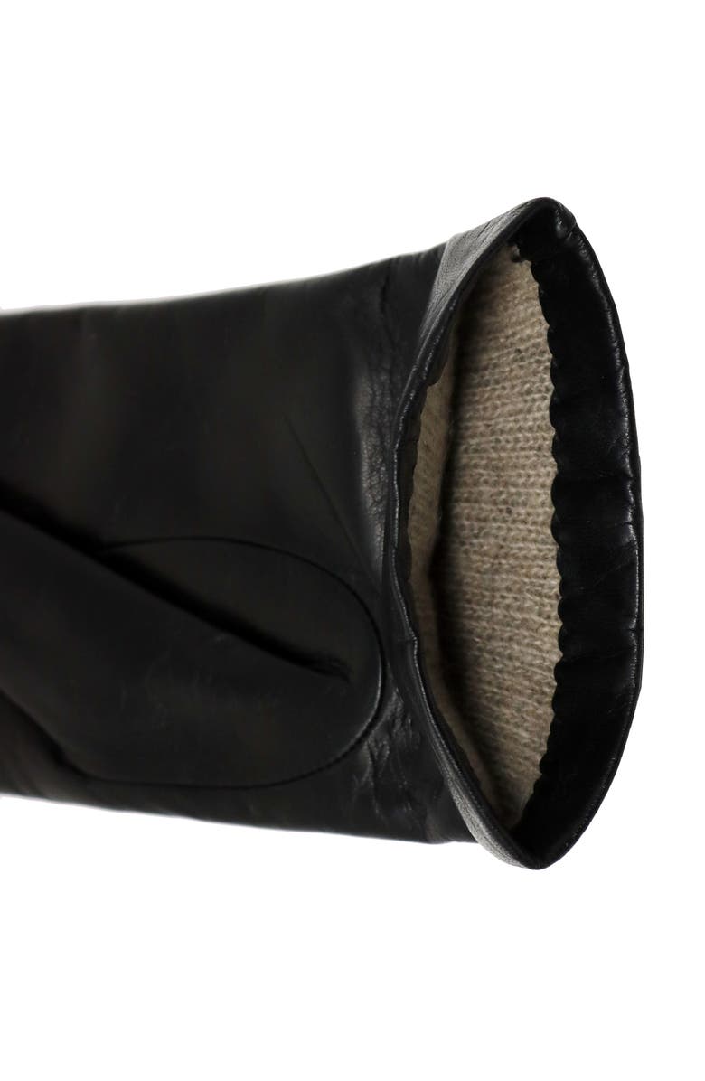 Nicoletta Rosi Women's Cashmere Lined Lambskin Leather Gloves, Alternate, color,