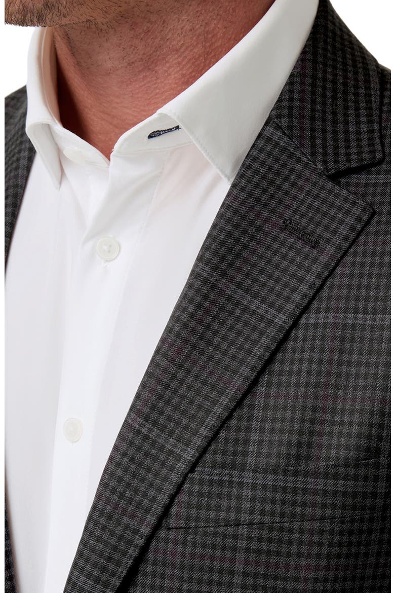 Lavelle Wool Blazer, Alternate, color, CHARCOAL GUN CHECK