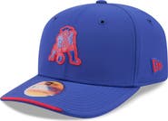 New Era Men's New Era Royal New England Patriots 2026 Sideline Throwback 9SEVENTY Adjustable Hat