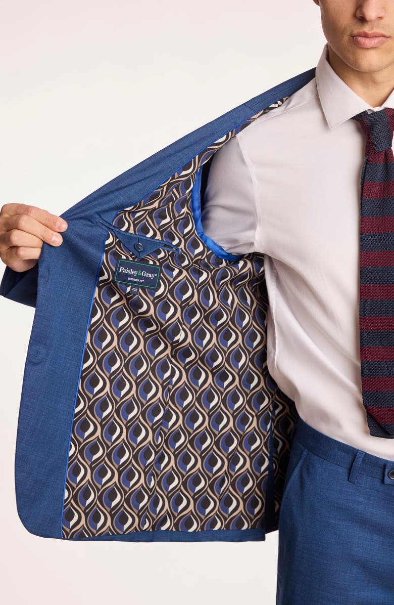 PAISLEY & GRAY Ashton Modern Fit Sport Coat, Alternate, color, Dark Blue Shark