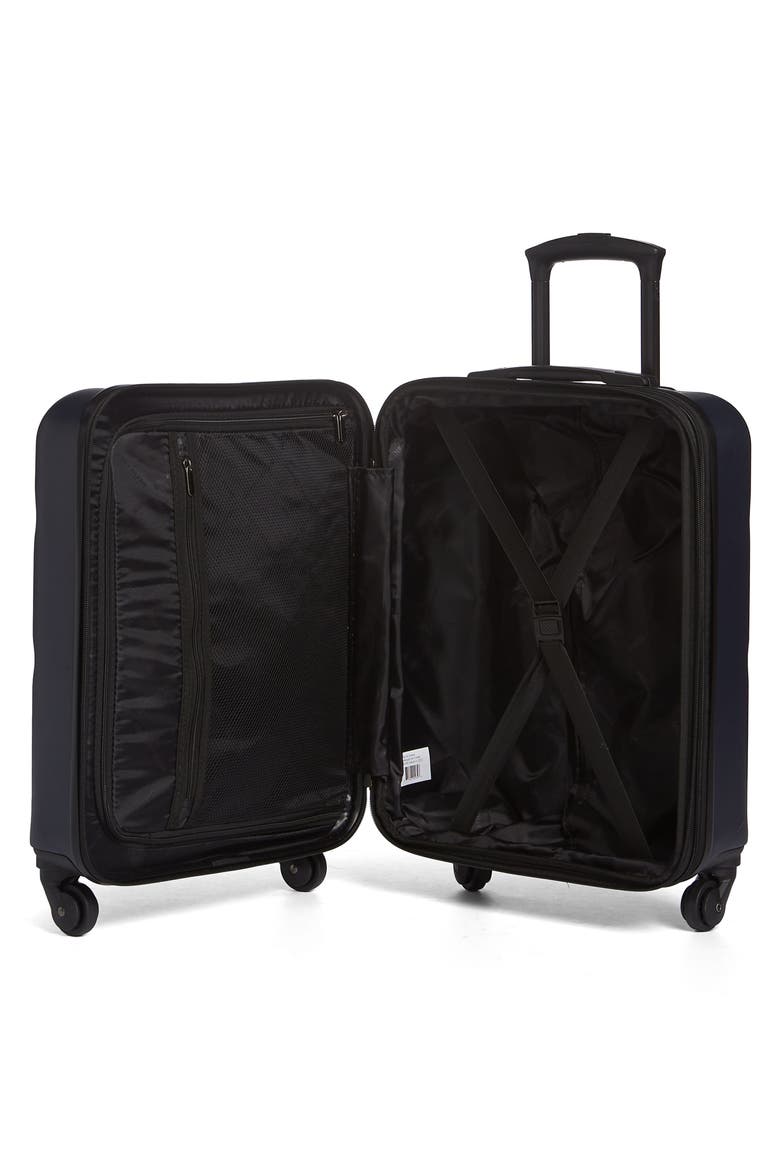 3-Piece Puffer Bag & Spinner Luggage Set, Alternate, color, NAVY